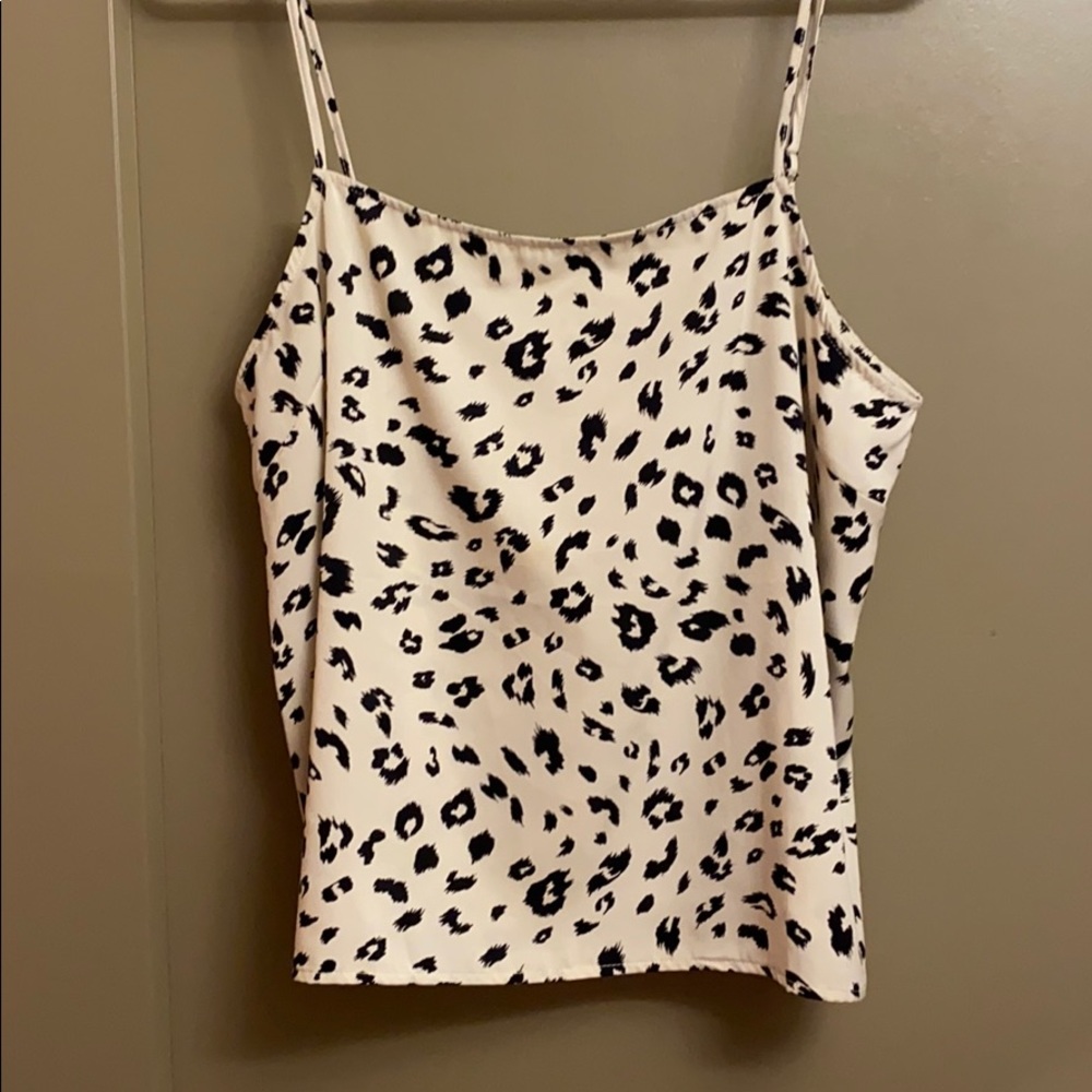 animal print tank top